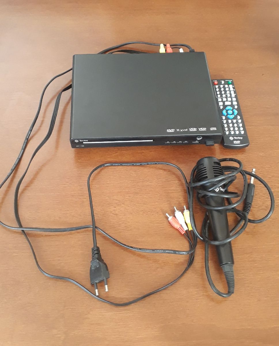 Dvd Player com Karaokê Tectoy Item Info & Eletro Dvd Usado 59482528