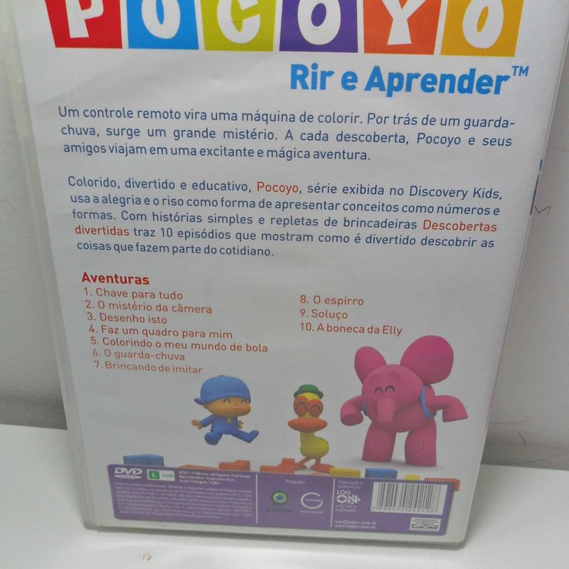 Aprende Brincando: Colorir desenhos do Pocoyo