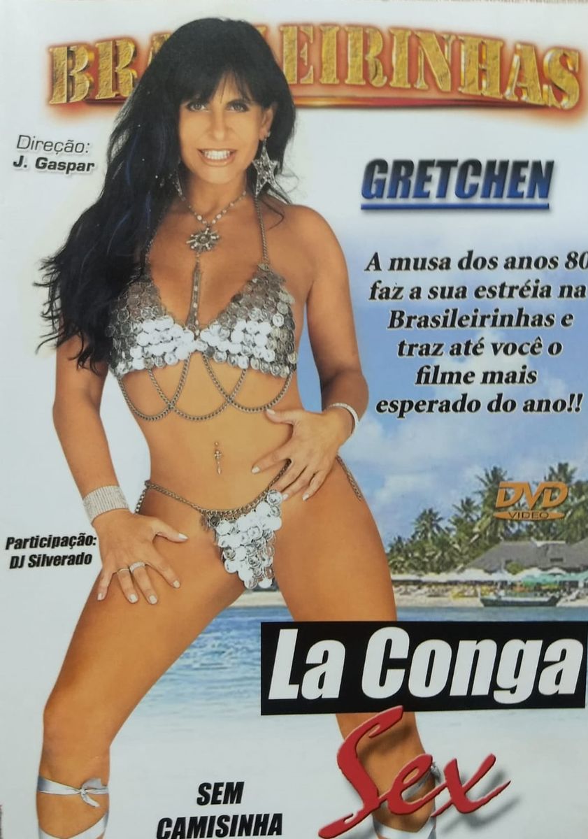 Dvd Pornô Famosos Brasileirinhas: La Conga com Gretchen | Usado 104880829 |  enjoei