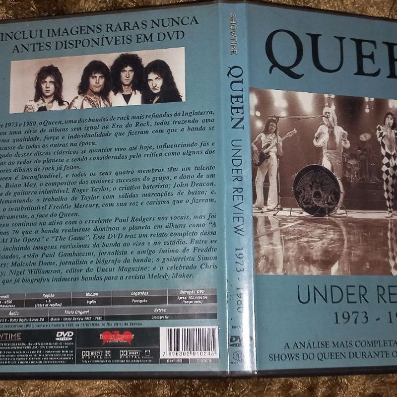 Dvd Queen - Under Review 1973 1980 | Dvd Usado 92430673 | enjoei