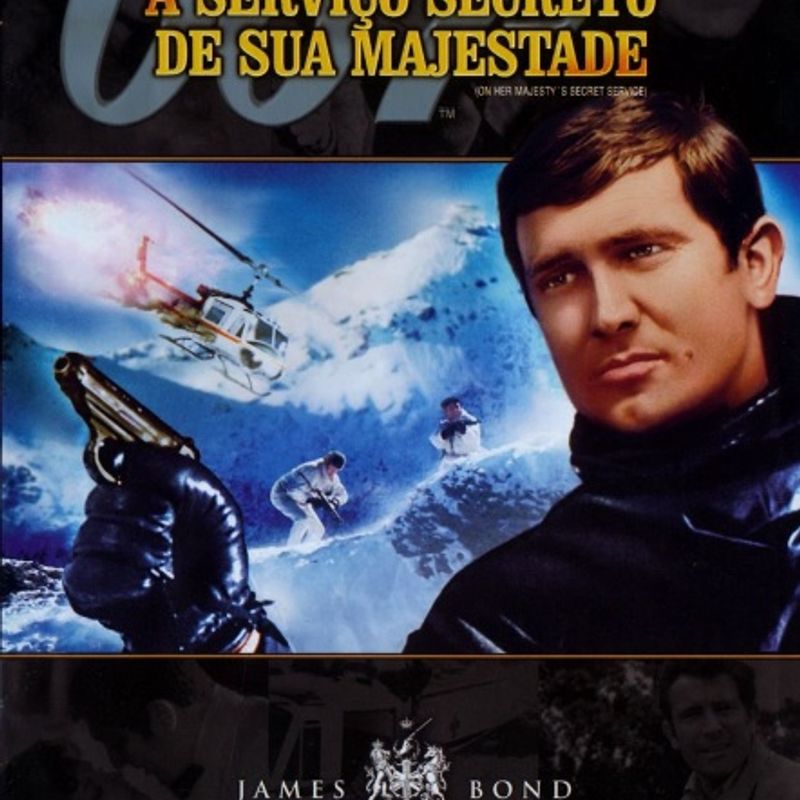 Dvd Raro: 007 a Serviço de Sua Majestade ( 1969 ) Novo Okm