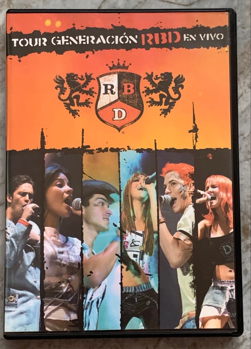 Dvd Rbd ( Tour Generación En Vivo ) Item de Música Usado 95399133