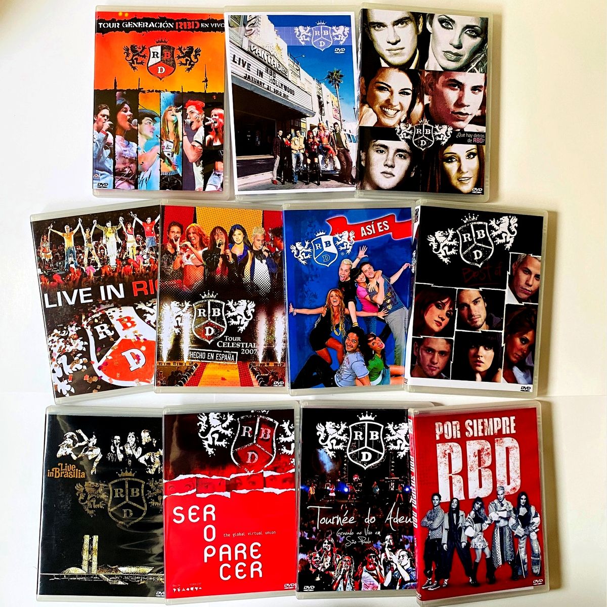 Dvd Rbd Tour Generación Hollywood Que Hay Detras Live In Rio por ...