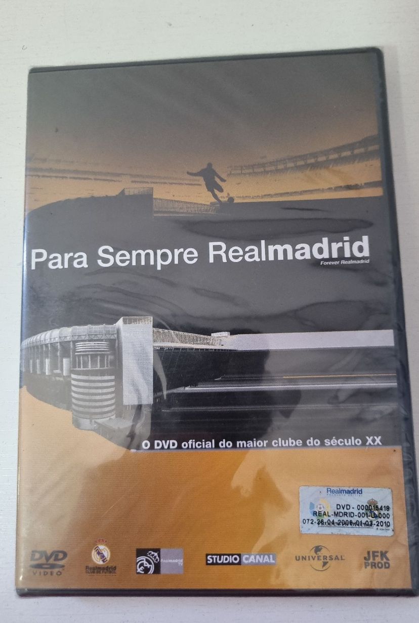 Dvd Real Madrid Original Lacrado Oficial do Clube | Item de Música Real ...