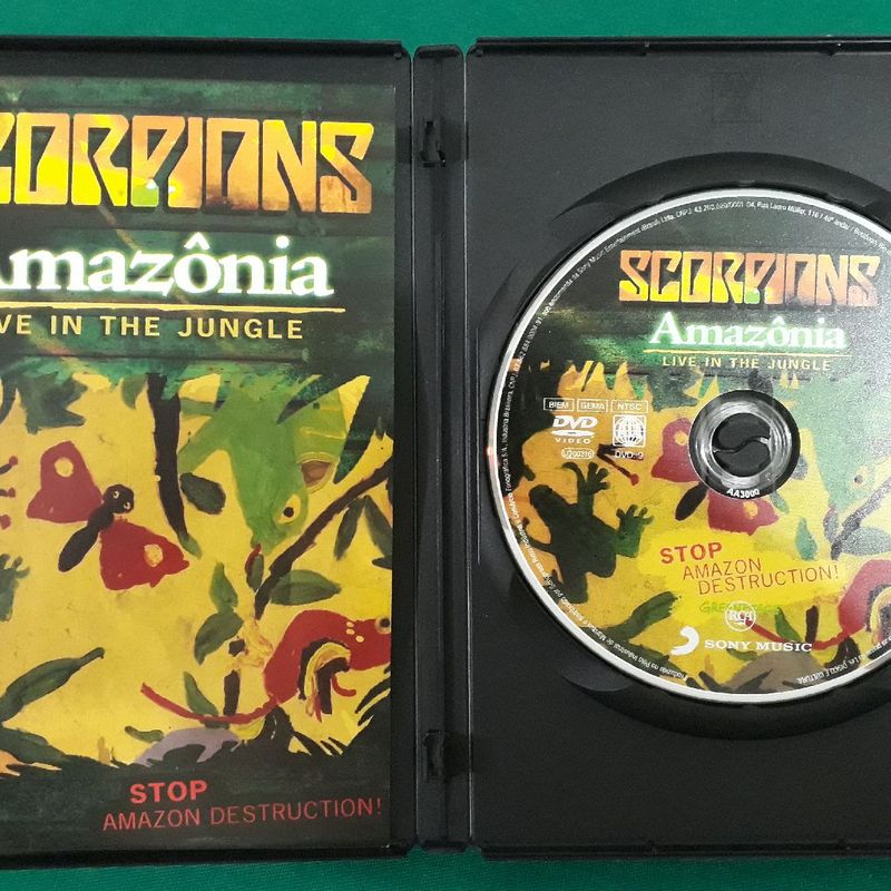 Dvd Scorpions Amazônia Live In The Jungle | Sony Music Usado