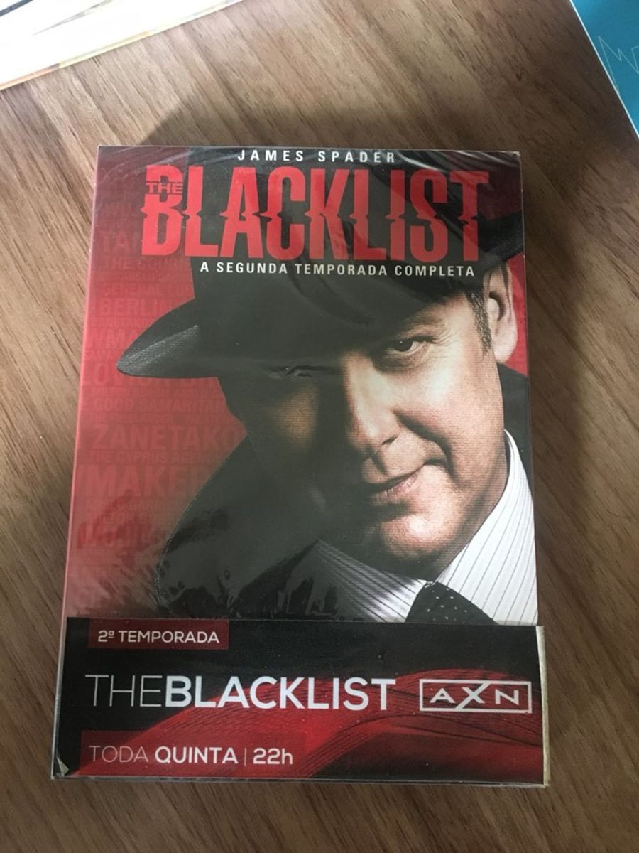 Dvd - Segunda Temporada - Blacklist | Filme e Série Axn Nunca Usado ...