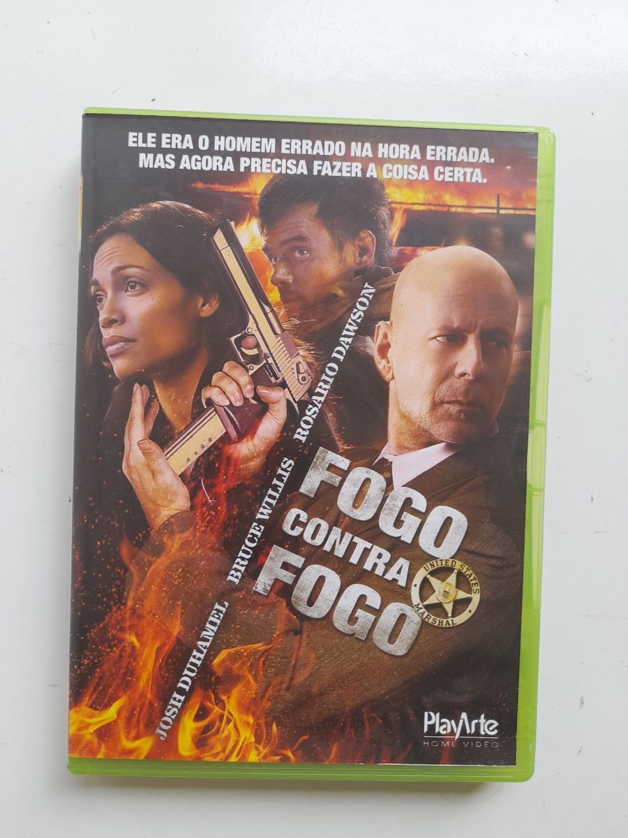 Dvd Seminovo do Filme ( Fogo contra Fogo ) Filme e Série Dvd Usado