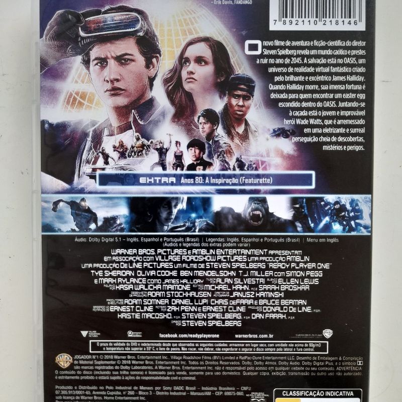 DVD - JOGADOR N°1