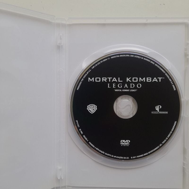 Mortal Kombat O Filme Dvd Original - Warner - Filmes - Magazine Luiza