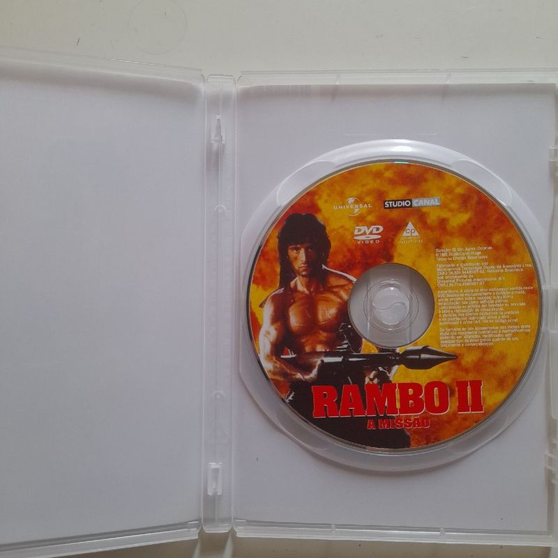 Dvd Seminovo do Filme ( Rambo 2 - a Missão ), Filme e Série Dvd Usado  82156560