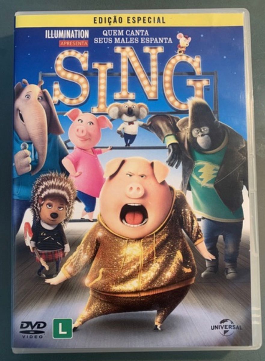 Dvd Sing - O Filme | Filme e Série Dvd Usado 84832030 | enjoei