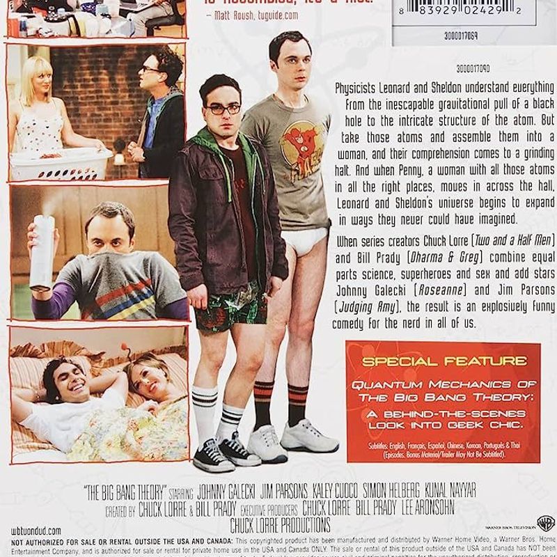 Dvd - The Big Bang Theory 1° Temporada | Dvd Usado 87280200 | enjoei