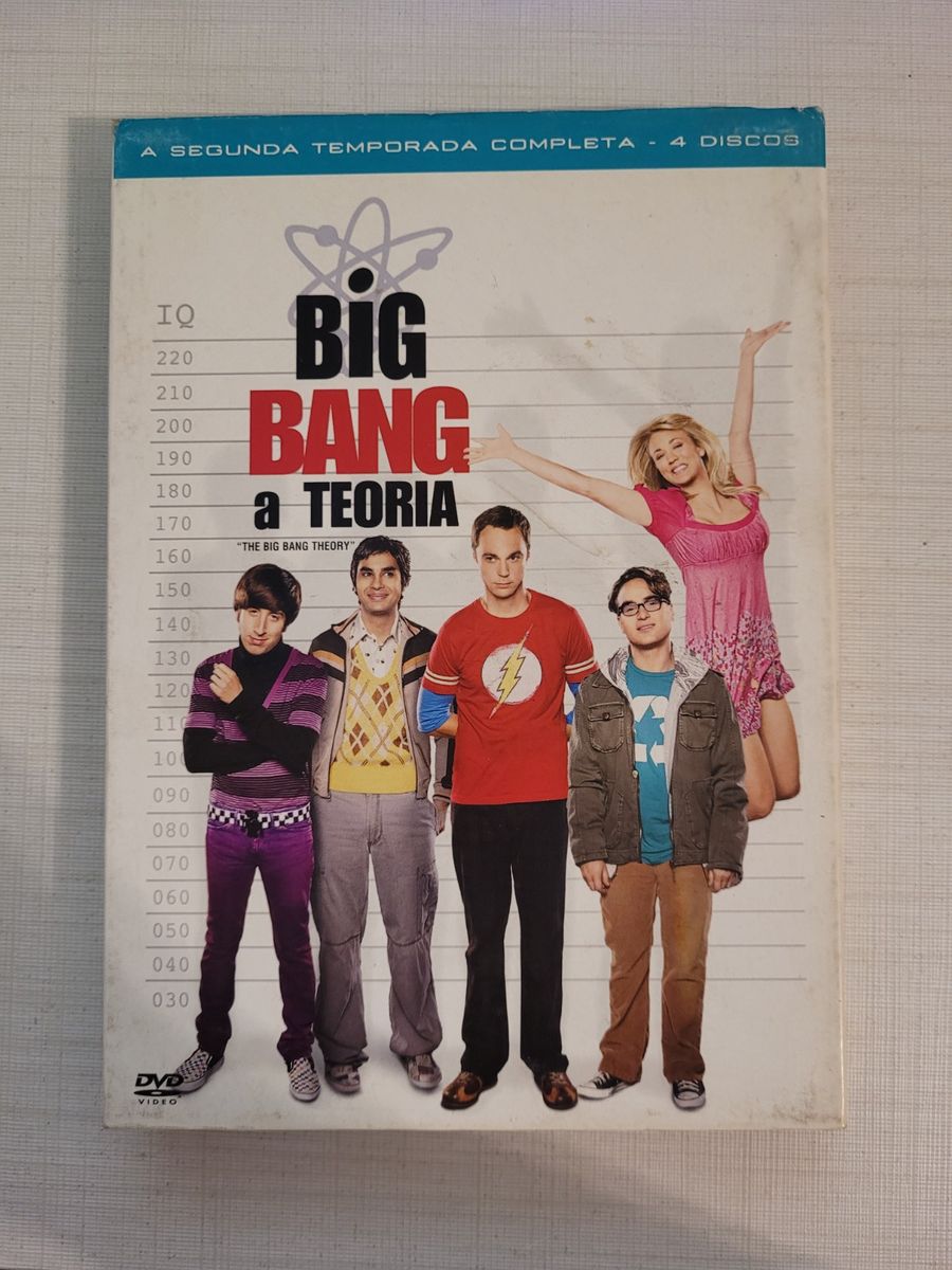 Dvd The Big Bang Theory - Segunda Temporada | Filme e Série Warner Bros ...