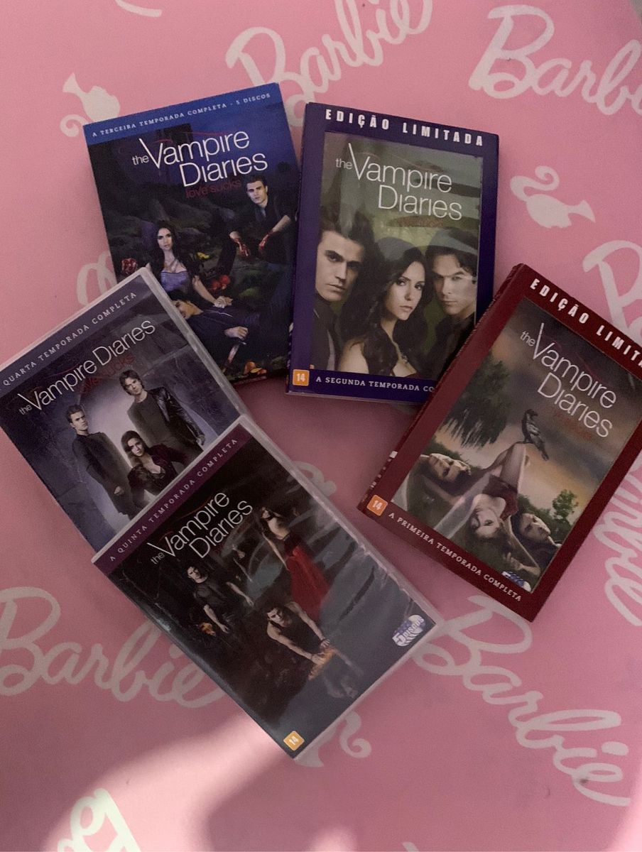 Dvd The Vampire Diaries - 1 a 5 Temporada Completa | Filme e Série Dvd ...