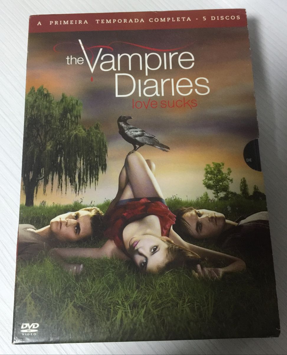 DVD BOX - THE VAMPIRE DIARIES - 1° TEMPORADA COMPLETA - 5 DISCOS