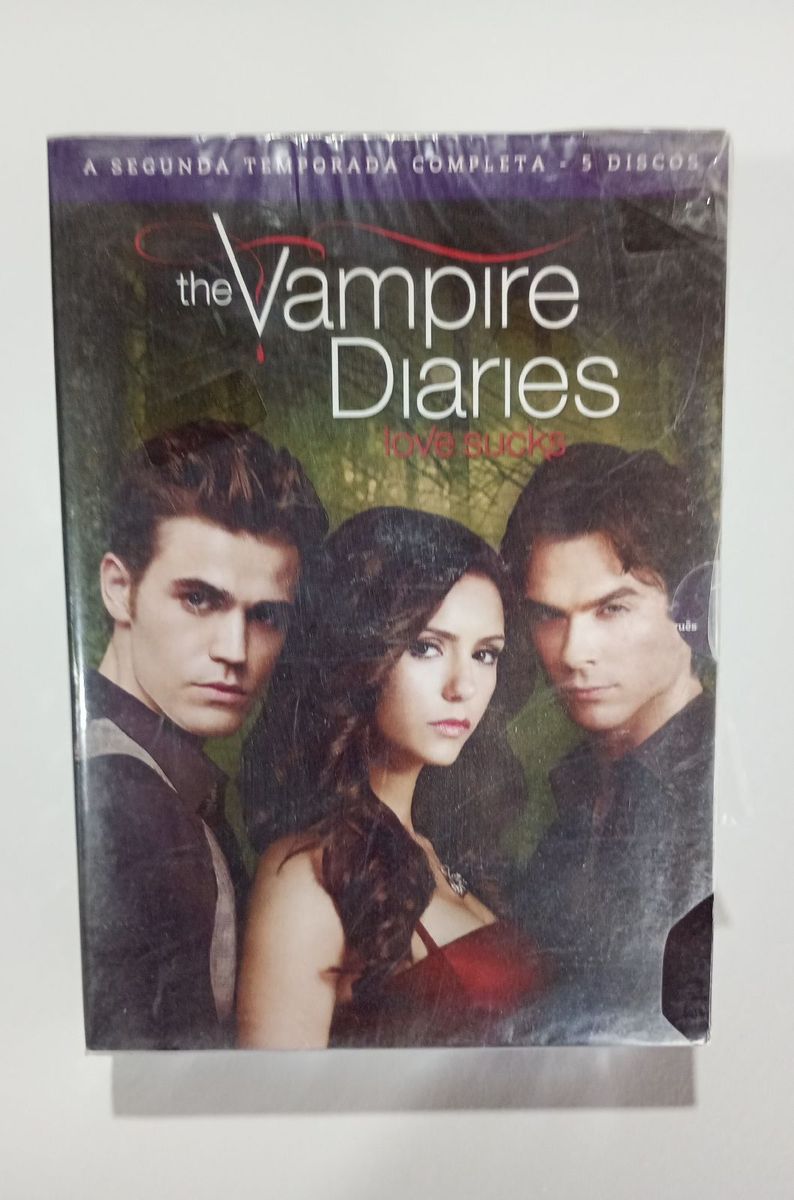 Dvd The Vampire Diaries Love Sucks, Segunda Temporada Novo, Somente ...