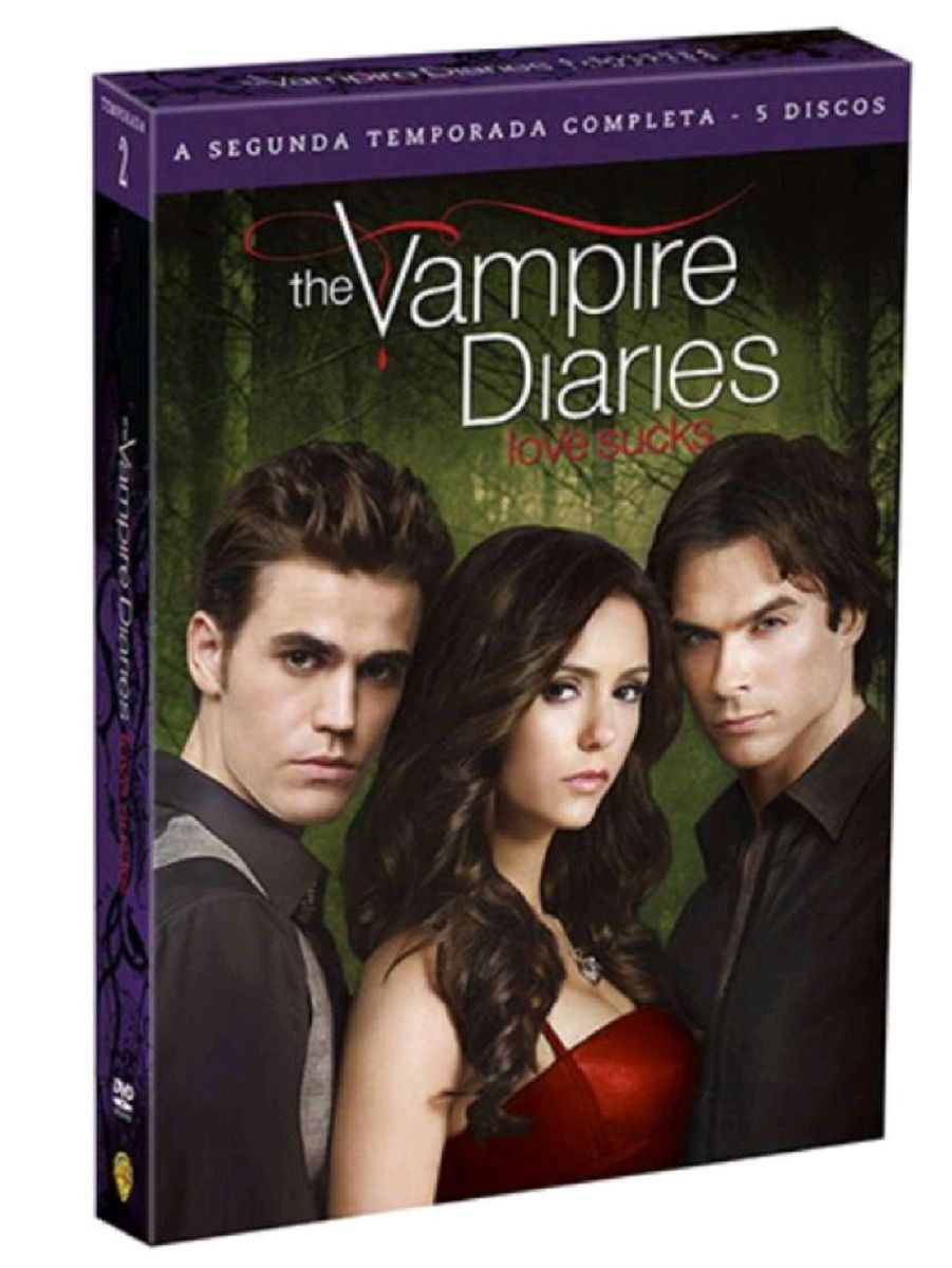Dvd The Vampire Diaries Primeira Temporada | Filme e Série Dvd Nunca ...