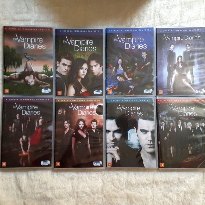 Dvd The Vampire Diaries - Os Diários do Vampiro - Série Completa