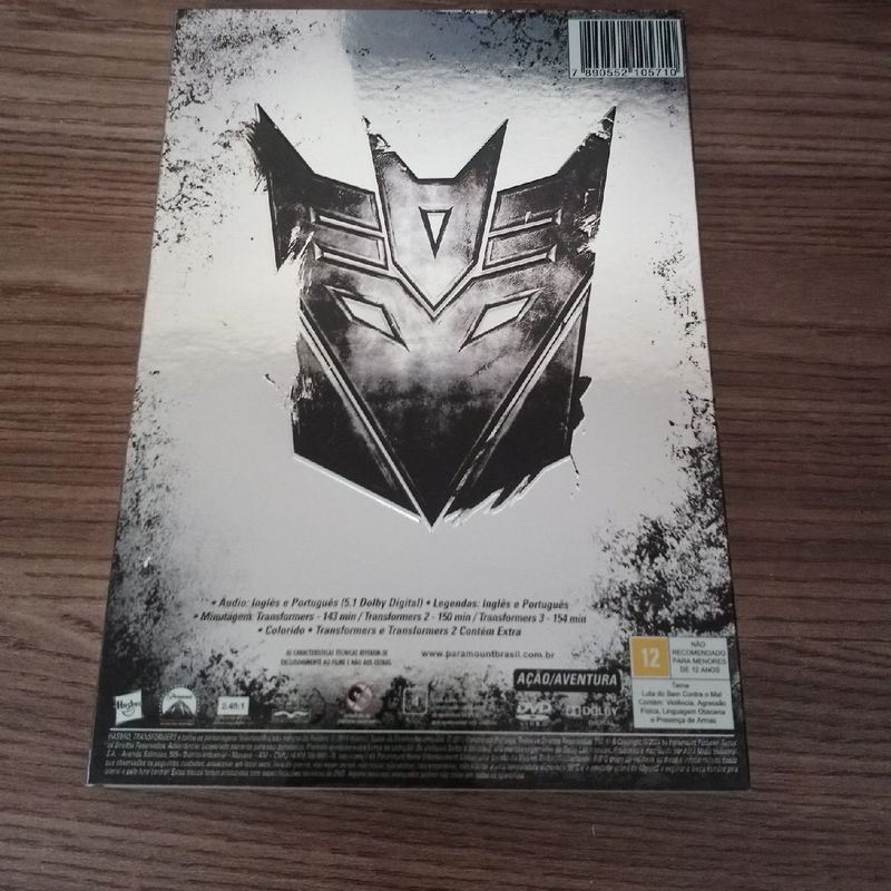 Transformers Edição Para Colecionador - 3 DVDs Filme A Multisom