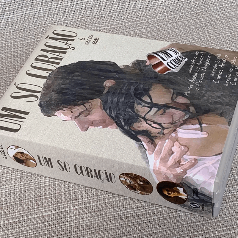 Dvd Um Só Coração Minissérie Original com 6 Dvds e Cd com Trilha