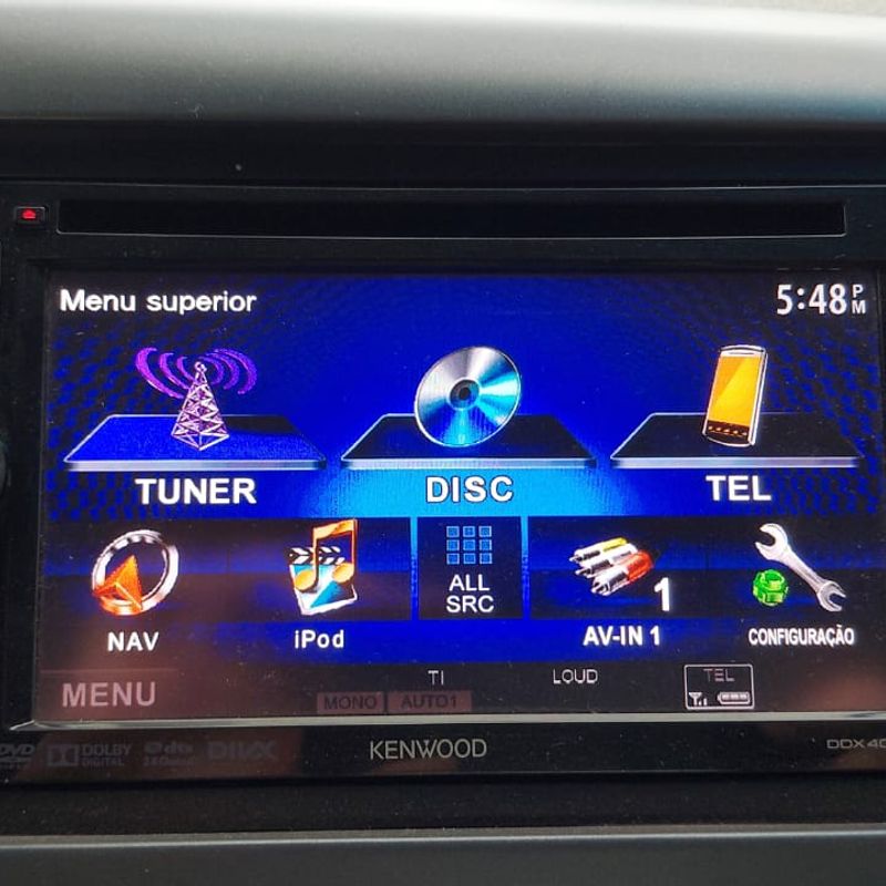 Dvd Usb Radio Auxiliar Bluetooth Kenwood Ddx-4070bt 2 Dim