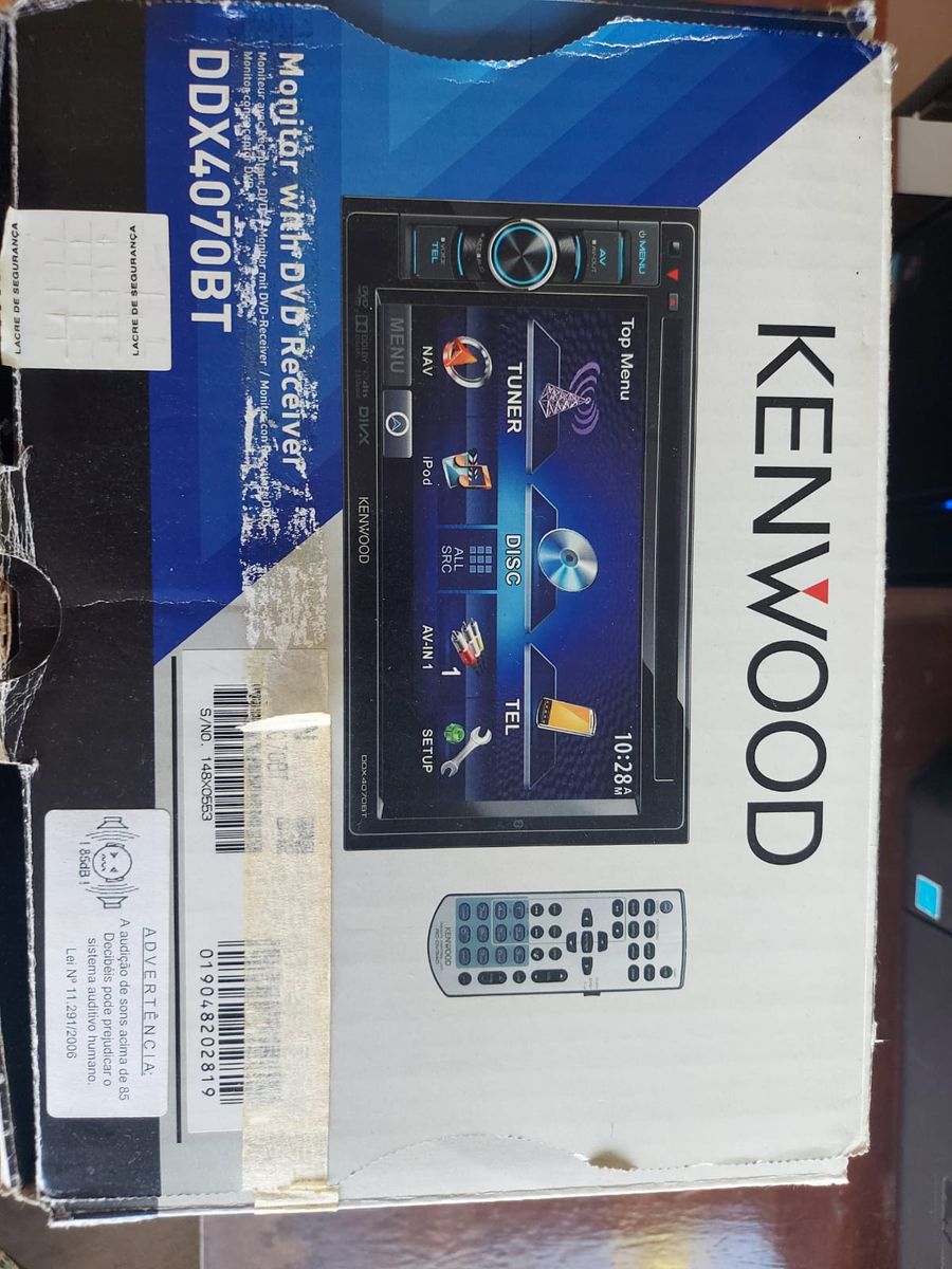 Dvd Usb Radio Auxiliar Bluetooth Kenwood Ddx-4070bt 2 Dim