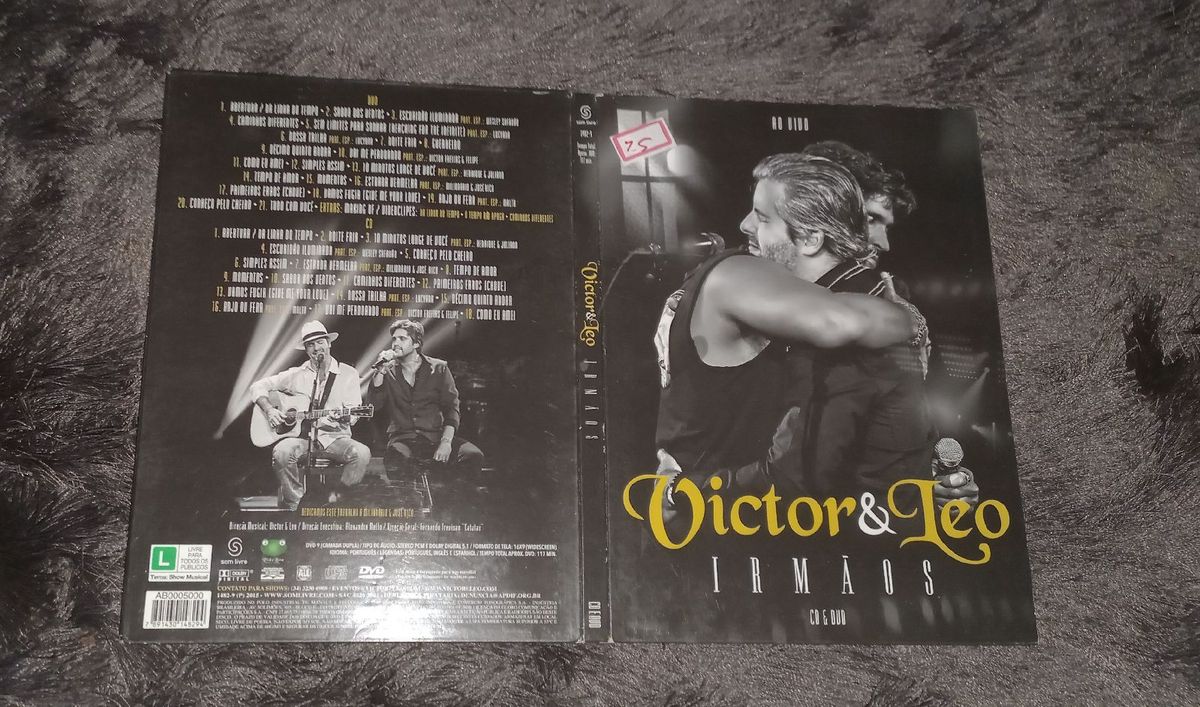 Dvd Victor e Leo - Irmãos ( Somente Dvd ) | Dvd Usado 67838382