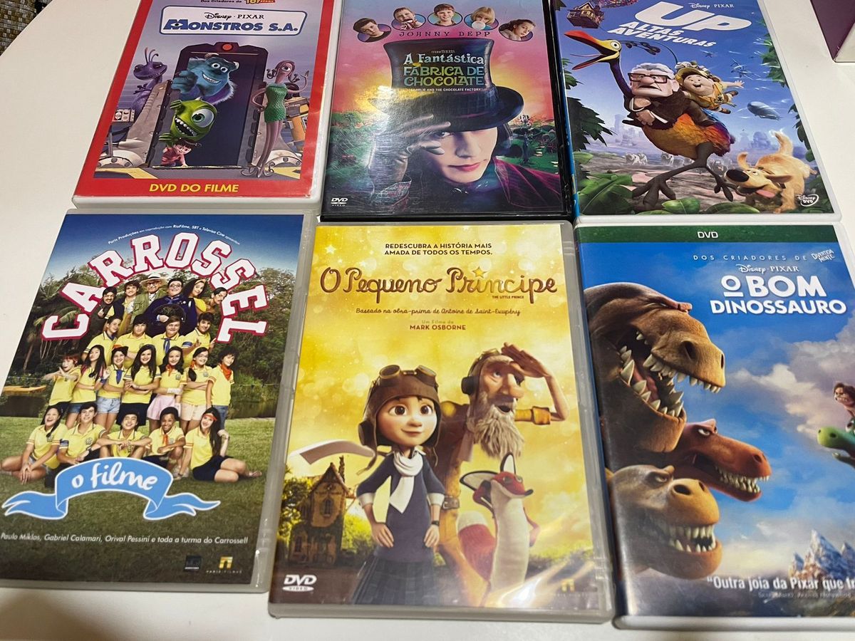 03 Dvds Originais Desenhos  Filme e Série Dvd Light E Disney