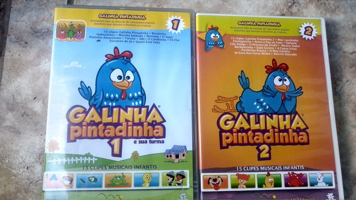 Dvds Galinha Pintadinha, Coleção Completa, Item Infantil Dvd Video Usado  51974289