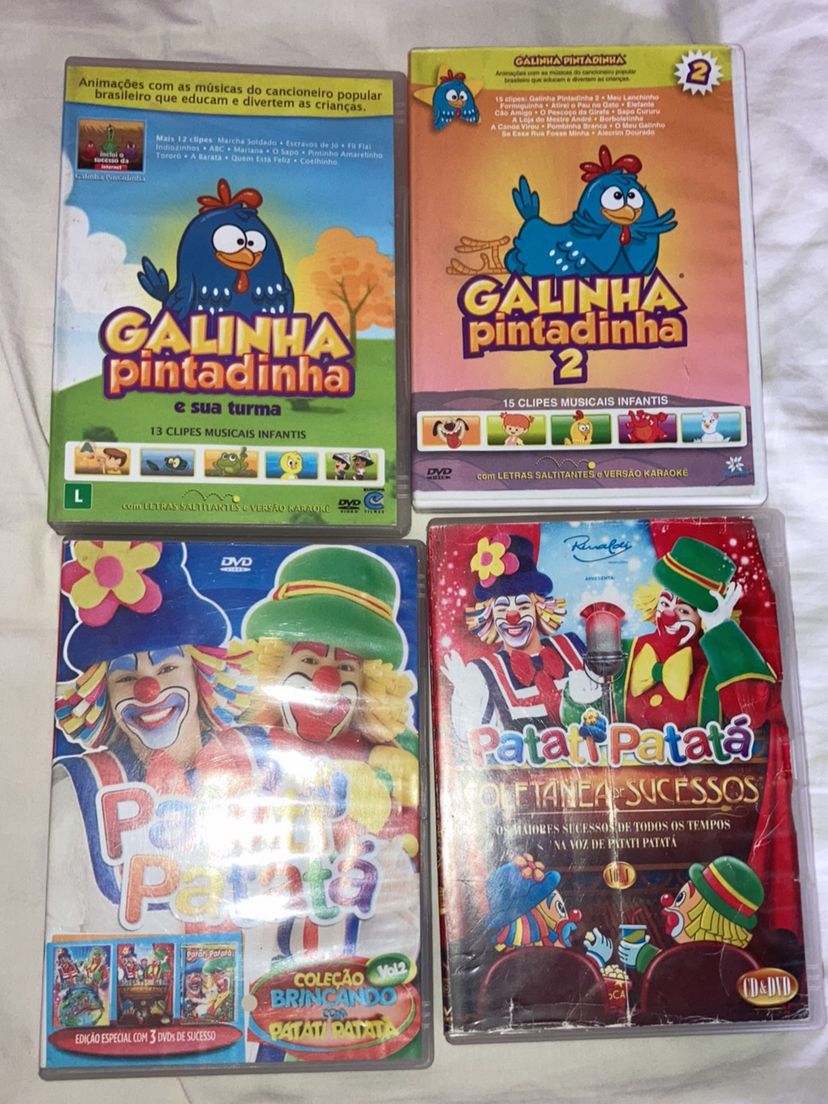 Dvds Galinha Pintadinha + Patati Patatá | Filme e Série Dvd Usado ...
