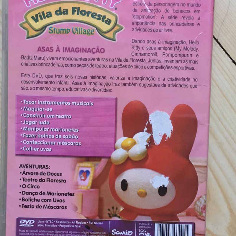 HELLO KITTY VILA DA FLORESTA SEMPRE AMIGOS DVD