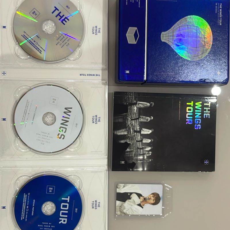 BTS THE WINGS TOUR IN SEOUL DVD/ランダムトレカV Valor Promocional Só Hoje! Dvds Raros Bts The Wings Tour In Seoul
