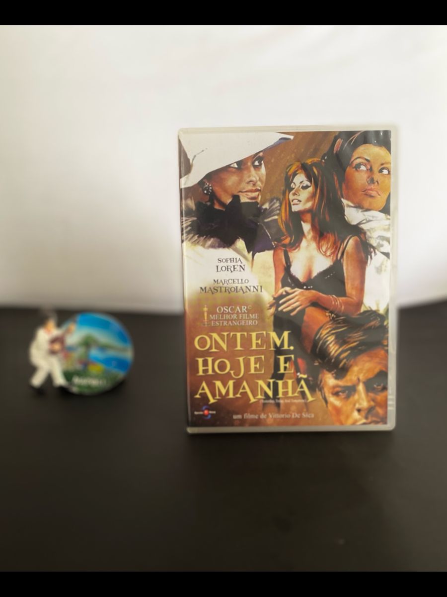 Dvds Raros Ontem Hoje E Amanh Sophia Loren Vittorio De Sica Filme E S Rie Dvd Usado