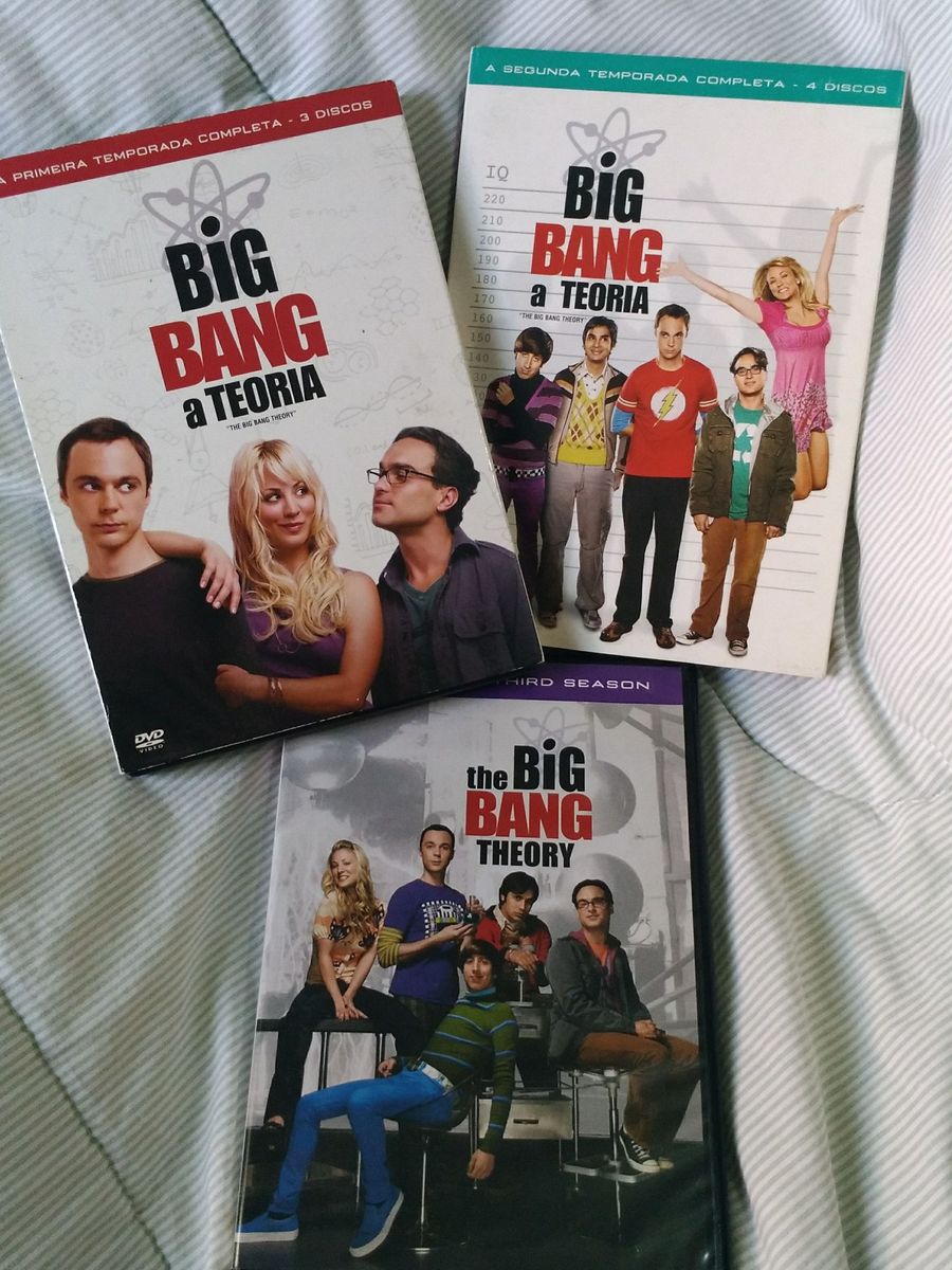 Dvds The Big Bang Theory Tres Primeiras Temporadas | Filme e Série Dvd ...