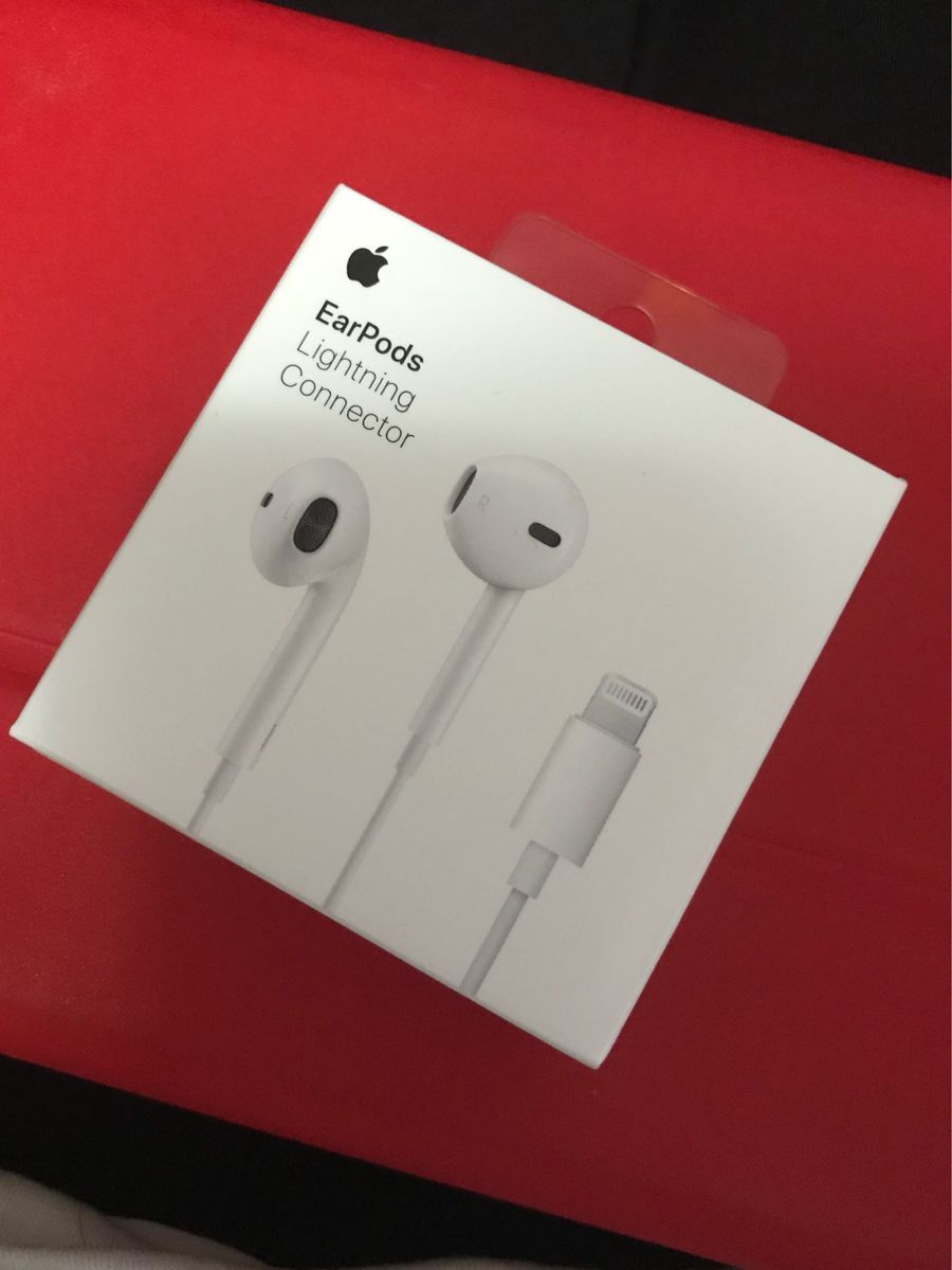 Earpods Lightning Connector Item Info & Eletro Apple Nunca Usado