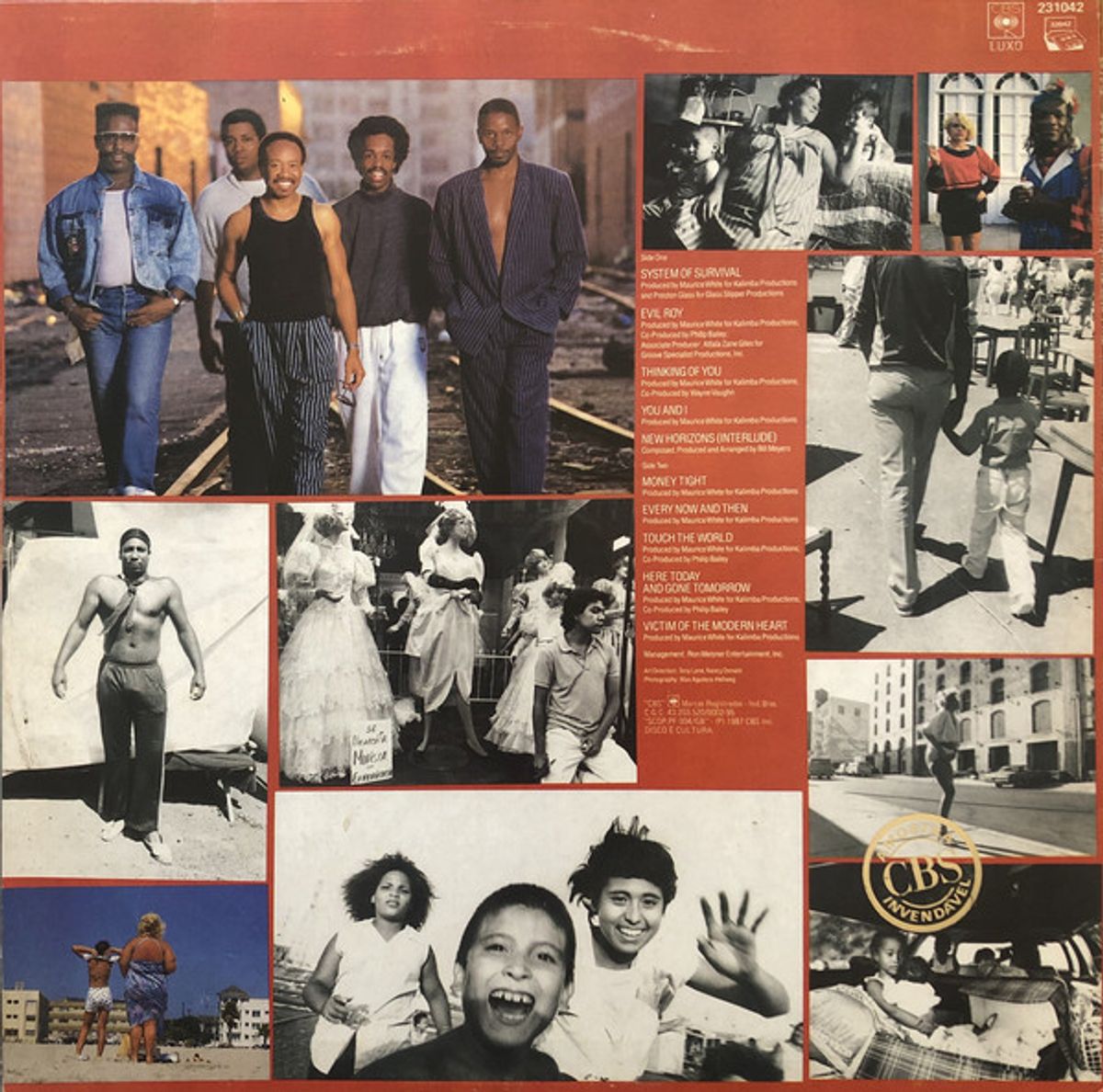 Earth Wind & Fire Touch The World Lp Discos Cbs 1987 Item de Música