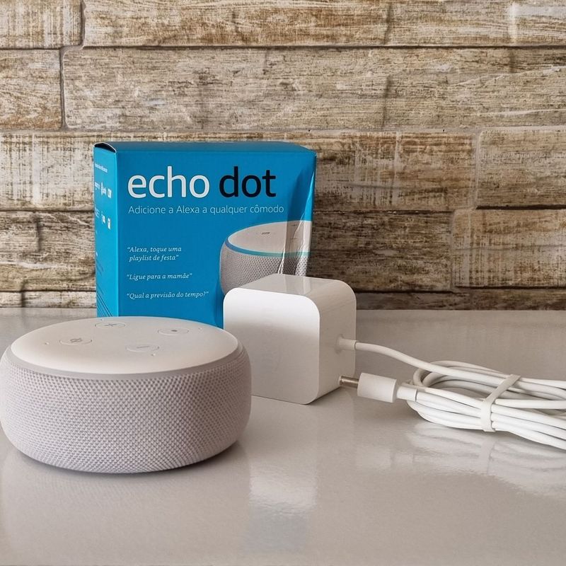 Echo Dot 3 Geração Smart Speaker com Alexa -  - Smart