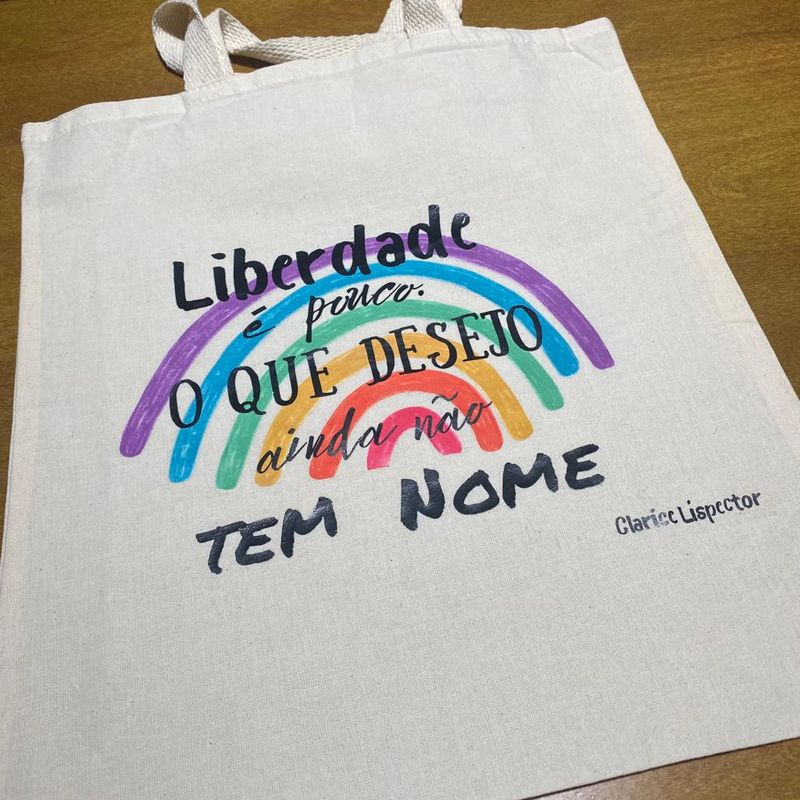 Ecobag Pride / Lgbt | Bolsa de Ombro Feminina Nunca Usado 71463363 | enjoei