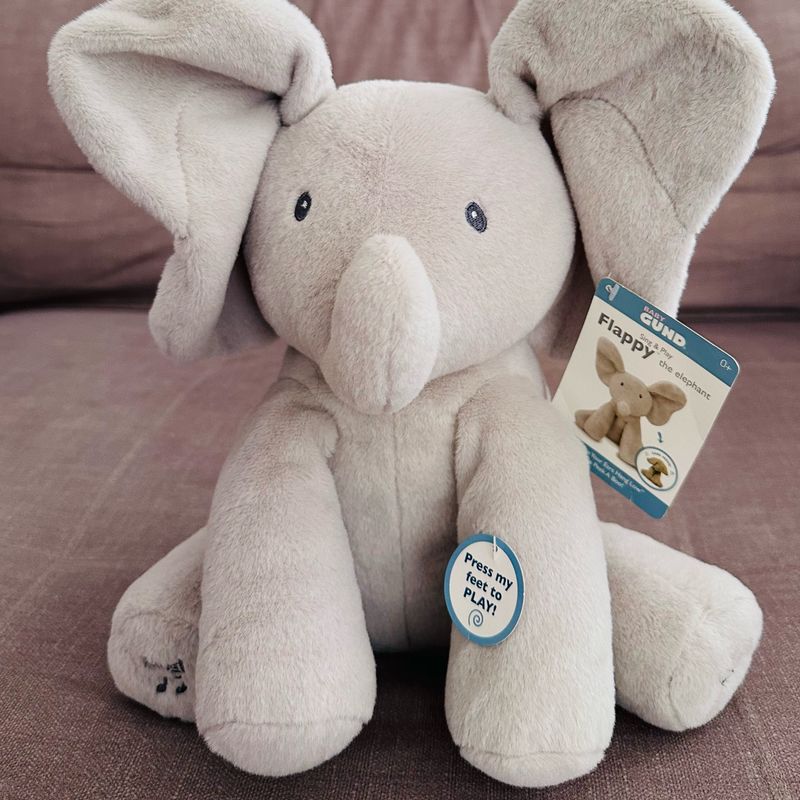 Baby gund best sale flappy elephant