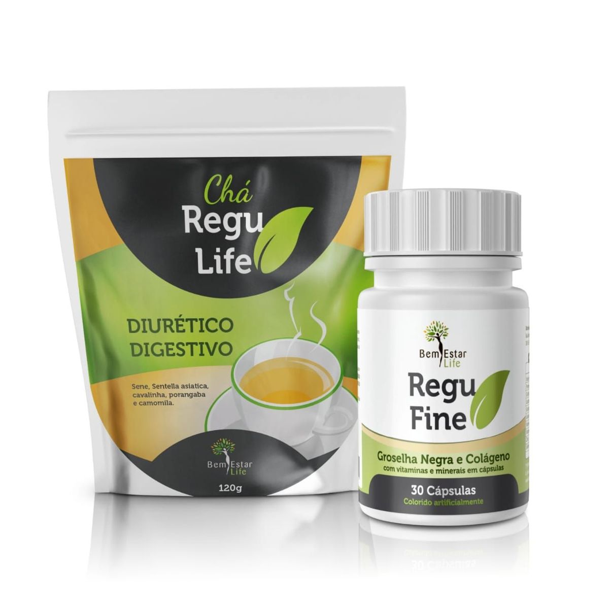 Emagrecedor Regu Fine Brinde Chá Regu Life Cacareco Bem Estar Life Nunca Usado 37581546 Enjoei 2644