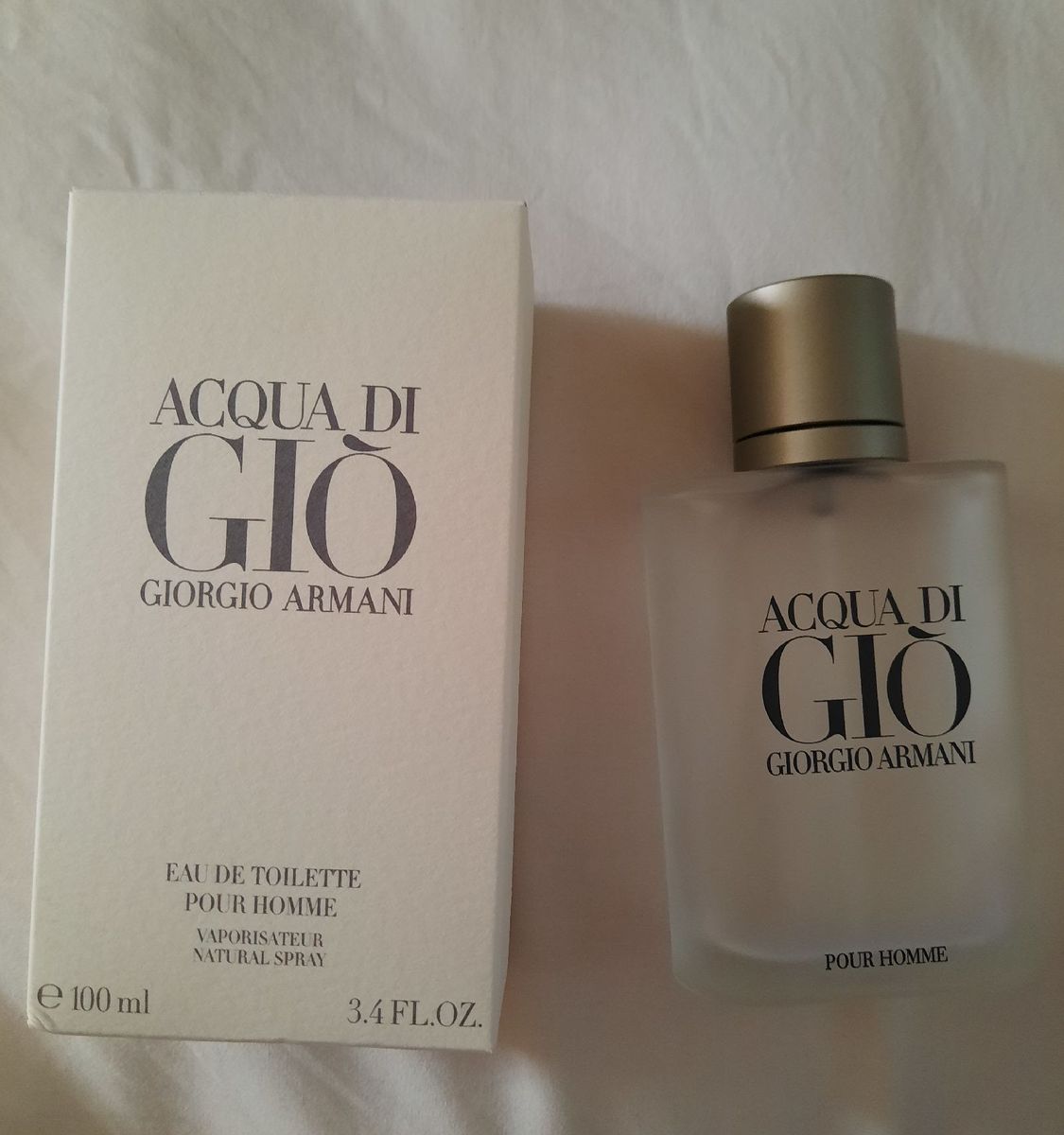 Embalagem Perfume Acqua Di Gi Perfume Masculino Giorgio Armani Usado Enjoei