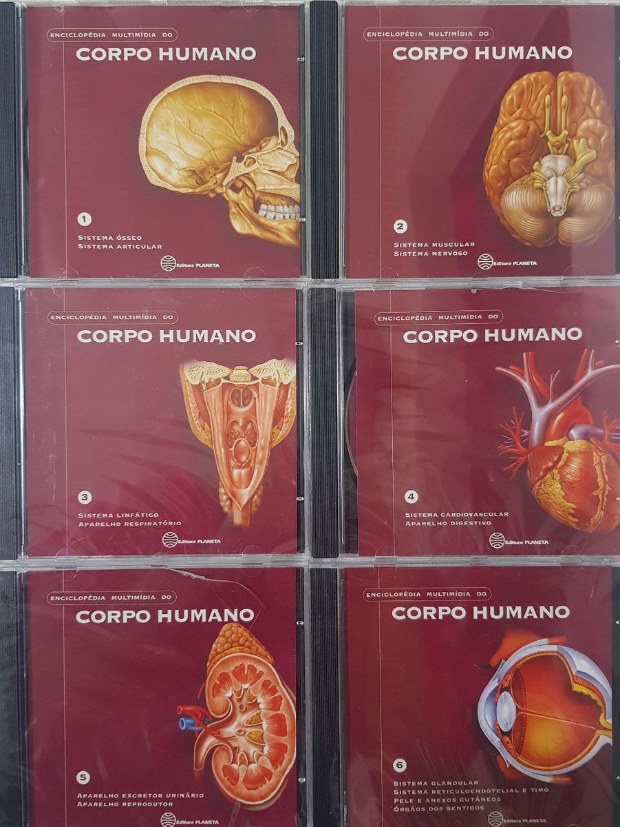 Enciclopédia Do Corpo Humano Em Cd Produto Feminino Nunca Usado