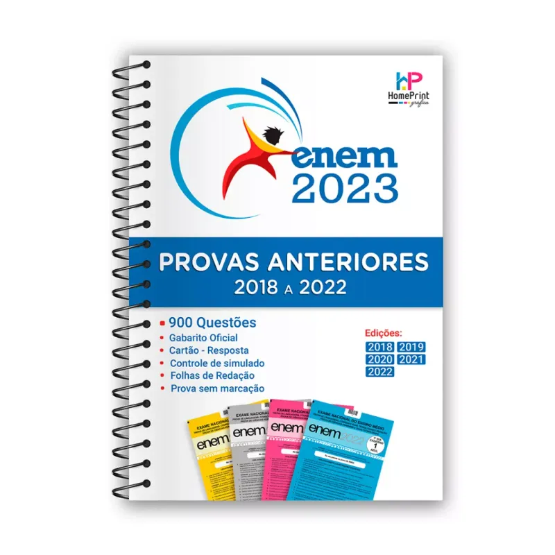 Apostila ENEM 2023 - 900 questões Provas Anteriores 