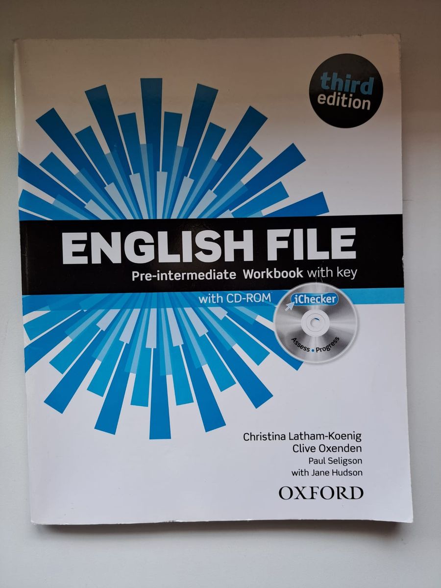 English file pre intermediate third edition workbook livro oxford