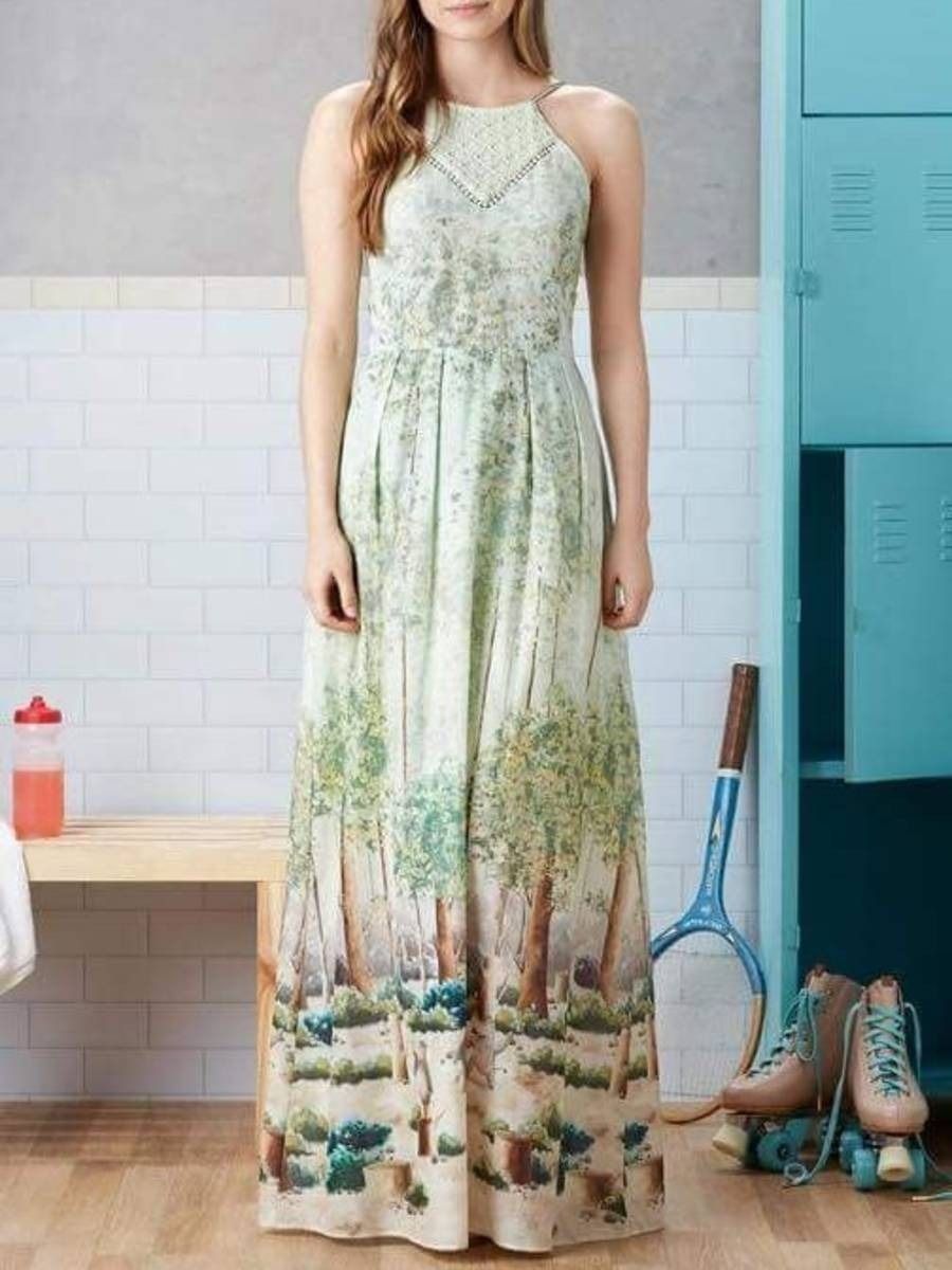 vestido longo enjoei