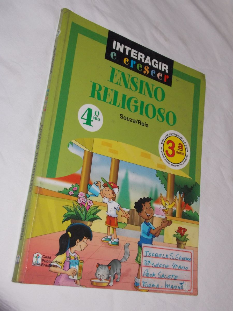 Ensino Religioso 4º Ano Interagir E Crescer Souza E Reis | Livro ...