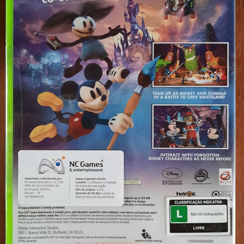 Epic mickey 2 clearance xbox 360