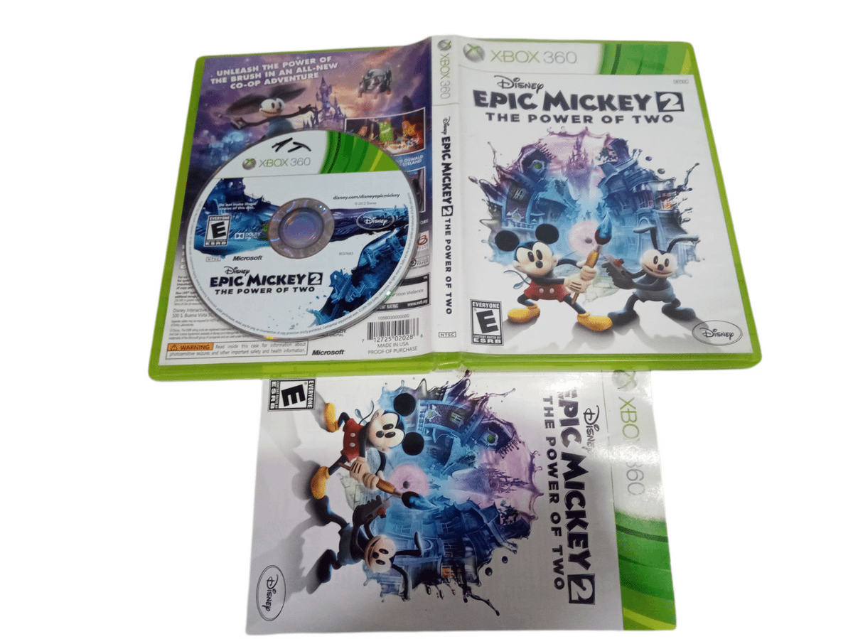 Jogo Xbox 360 Disney Epic Mickey 2: The Power of Two - Disney