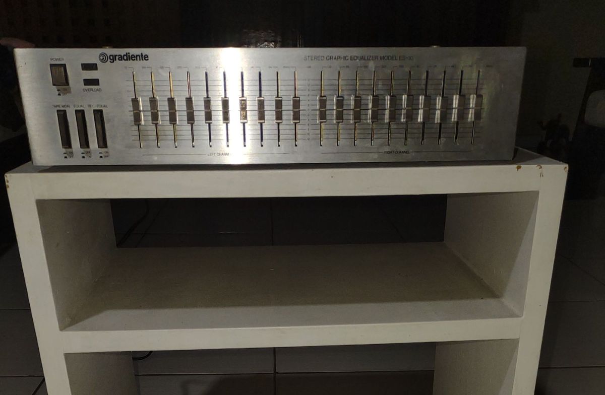 Equalizador Gradiente Stereo Grafhic Equalizar Modelo Es10 | Item de ...
