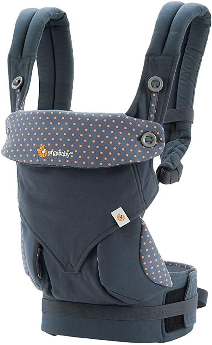 Ergobaby Original Importado Four Position 360 Dusty Blue Azul Marinho Po Laranja Kids Infantil Canguru e Sling Infantil Ergobaby Usado 84011051